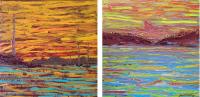 Diptych "Landscapes of South America"