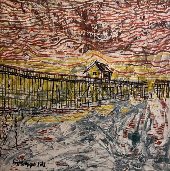 Nascer do Sol (140х140 см)